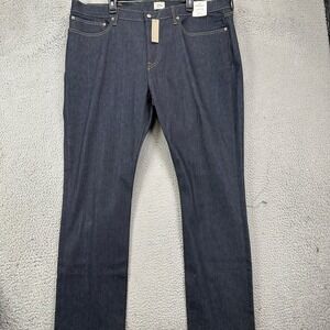 J Crew Mens 770‎ Straight Jeans 44X34 Blue Kurabo Japanese Fabric Stretch NEW